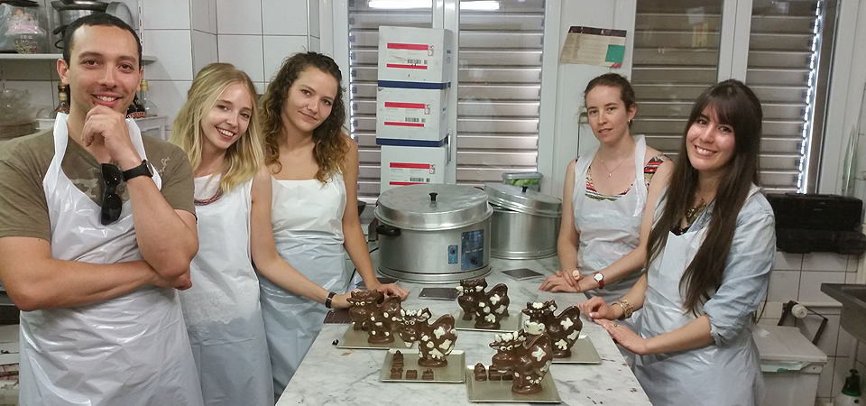 Atelier chocolat chez Nessi
