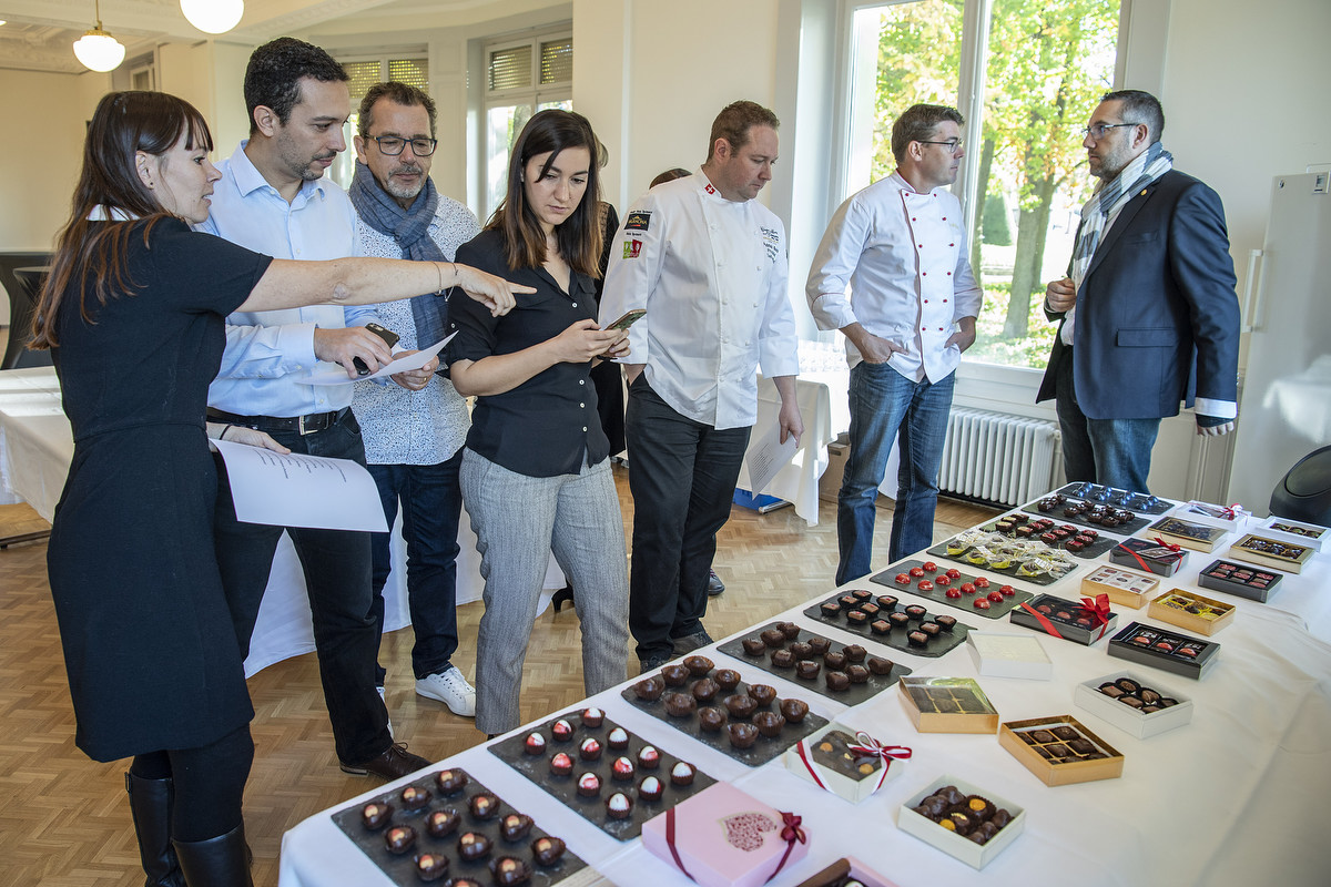 Selection des creations des chocolatiers lausannois